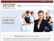 Tablet Screenshot of muirandassociates.net